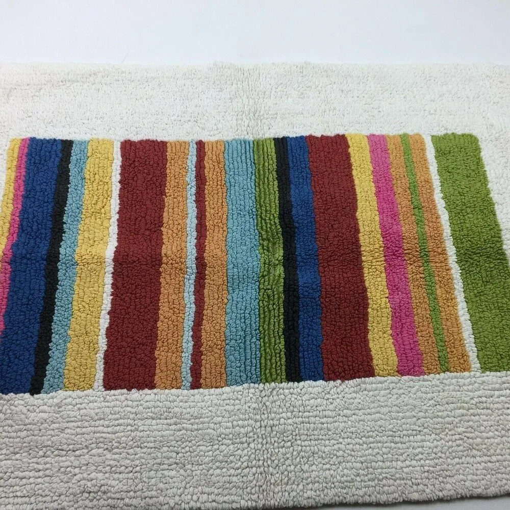 Pottery Barn Puravida Bathroom Cotton Hand Towel Bath Mat Set Pura Vida